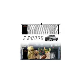 Canvcle Xn202602 Truck Bed Cargo Net For 2019-2026 Chevy Silverado And Gmc Sierra 1500/2500hd/35