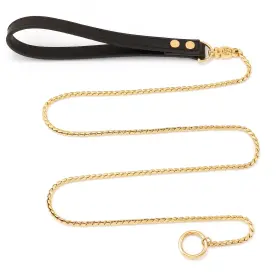 780185218475 CAPTAINSTEEL Steel Dog Collar Leash