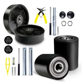 PB-723375-AB CARBO GLIDE Pallet Jack Set Axle Steering Wheels