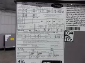 ACC19015 CARRIER Central Air Conditioner Gas #2