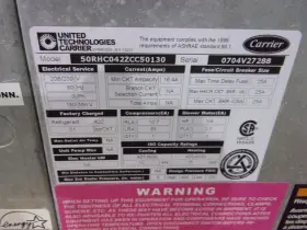 ACC9616 CARRIER Central Air Conditioner Geothermal #2