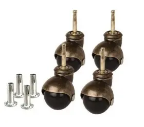 B00BAXD47C CASTER CLASSICS Antique Ball Wood Stem