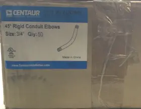 ELR7545 CENTAUR Rigid Conduit Elbow Electrical Tubing