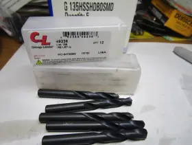49238 CHICAGO LATROBE Hss Oxide Finish Screw Drill