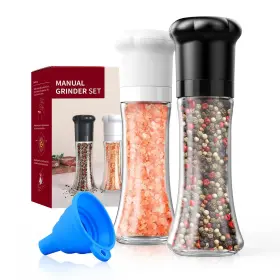 Dgs-kymq-ah-c CIRCLE JOY Manual Salt Pepper Grinder Set Pe Dgs-kymq-ah-c CIRCLE JOY Manual Salt Pepper Grinder Set Pe
