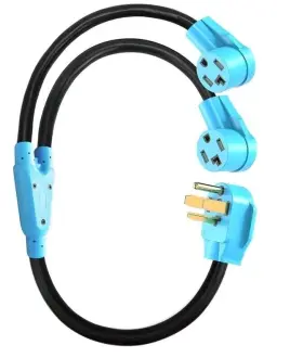 B0B7LT668F CIRCLECORD Prong Dryer Splitter Male Nema Fem