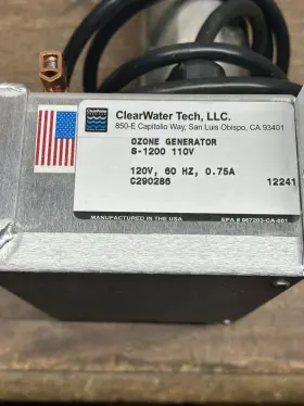 S-1200 CLEARWATER Vac Ozone Generator Bulb #3