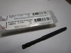 C89312 CLEVELAND Flute Hss Steam Oxide Bottoming Spiral Tap
