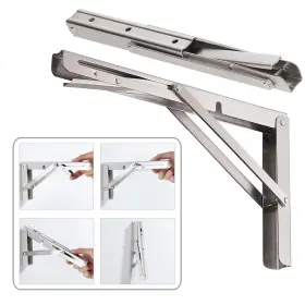 756790266118 CLT CLETING Folding Shelf Brackets Steel