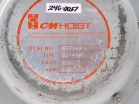 16-4-40 Hoist Electric Reel Volts #2