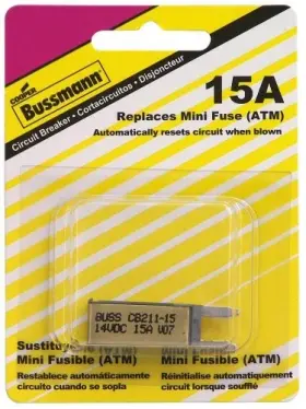 CB211-15 COOPER BUSSMANN Bp Atm Mini Circuit Breaker Amp