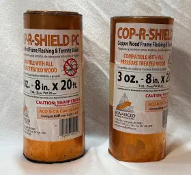 182456000251 COP-R-SHIELD PC Rolls Copper Wood Frame Flashing