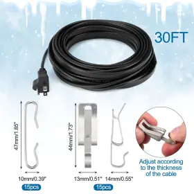 300692709831 COZYCABIN Roof Snow Icing Heat Cable Regulating #3