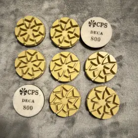 GPD16142 CPS Deca Diamond Polishing Pucks Box
