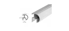 BF144BA CR LAURENCE Crl Brite Anodized Bull Nose Mirror Frame