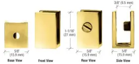 EH32 CR LAURENCE Crl Set Screw Clamp Glass