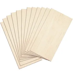 CT-BSW-2010 CRAFTIFF Sheets Unfinished Balsa Wood Hobby
