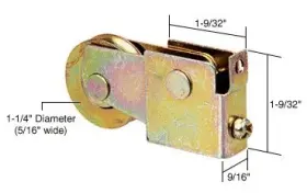 D1509 CRL Sliding Glass Door Roller Steel Wheel Housing Su
