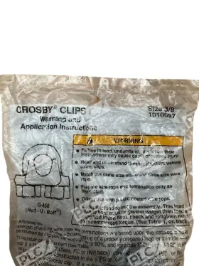 1010097 CROSBY GROUP INC Clips Bolt #2