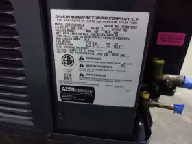 ACC19775 DAIKIN Central Air Conditioner Condenser #2