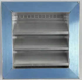 Dayus Dal2-ff Dal2-wf 2 Inch Stationary Louver 9-5/8 Frame - 7-5/8 Rough Opening Size