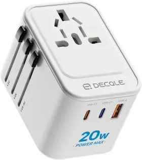 DQZ9 DECQLE Travel Adapter International Plug