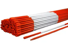 B0025 ORANGE Snowstakes Com Pro Line Driveway Markers Pack