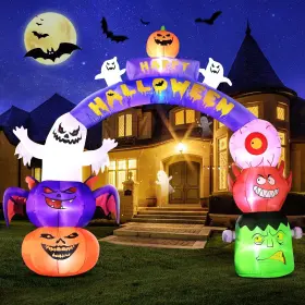 761017512336 DOMKOM Tall Gaint Halloween Inflatable