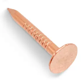 CN1-100PK DUBBS HARDWARE Copper Nails Roofing Finish Solid