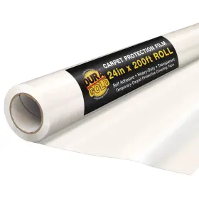 PF-C242-CLEAR DURA-GOLD Carpet Film Roll Adhesive Floors