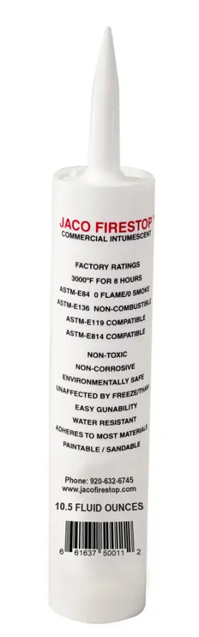 50029 E-Z TAPING SYSTEM Jaco Firestop Caulk Tubes