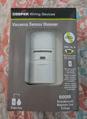VS106D1-W EATON WIRING DEVICES Cooper Vacancy Sensor Dimmer