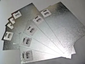 382625 ECCO MFG Flat Galvanized Flashing Shingle