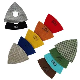 727363144645 EDIAMONDTOOLS Triangular Diamond Grinding Pads