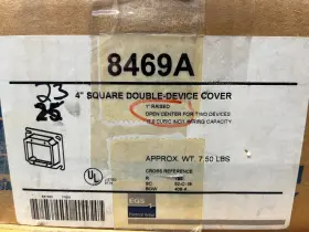 8469A EGS NEER Square Double Device Box Cover