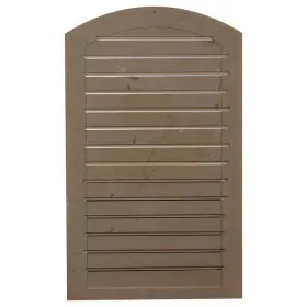 GVEY18X30F EKENA MILLWORK Gable Louver Vent Round Top Primed #2