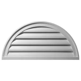 GVHR40F EKENA MILLWORK Gable Louver Vent Functional Half