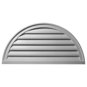 GVHR48D EKENA MILLWORK Gable Vents Louvers Half Round Primed