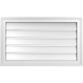 GVPVE30X1802SF EKENA MILLWORK Functional Gable Vent Pvc Mount