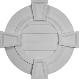 GVRO30TFK EKENA MILLWORK Gable Louver Vent Functional Round