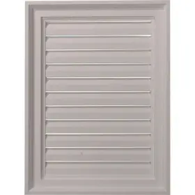 GVVE18X24D EKENA MILLWORK Gable Louver Vent Functional Primed