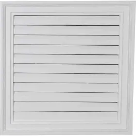 GVVE24X24F EKENA MILLWORK Gable Louver Vent Functional Square