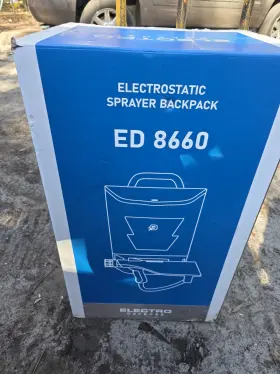 ED8660 ELECTRO DEFENSE Disinfectant Smartsprayer Backpack Nos