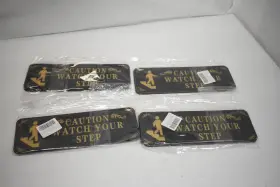 100-937-79 EMPIRE Watch Step Sign Caution Adhesive Safety