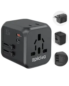 TA-205 EPICKA Travel Adapter Ac Outlet