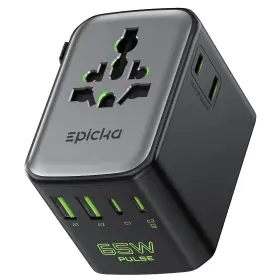850072836706 EPICKA Pulse Travel Adapter International Power