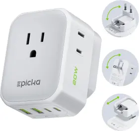 TAUS842N020 EPICKA Hybrid Travel Plug Adapter