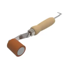 EVR-MR05018 EVERHARD Roll Chek Seam Roller Probe Wood Handle