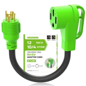XH-L530P1450R EVMASTER Prong Generator Rv Adapter Cord Nema