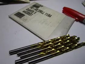0312528 FASTENAL Oal Split Tin High Steel Straight Jobber